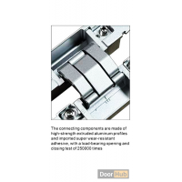 DHZDG 50 3D Concealed Hinges UAE for Heavy Duty Door Systems